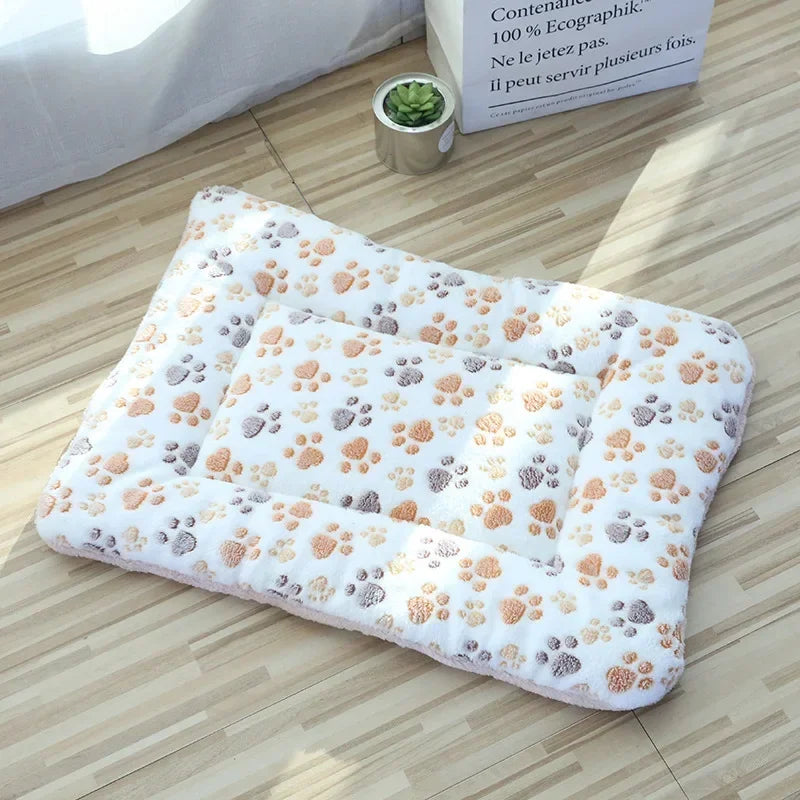 Double-sided Pet Mat Mats Short Plush Pet Sleeping Bed for Cats