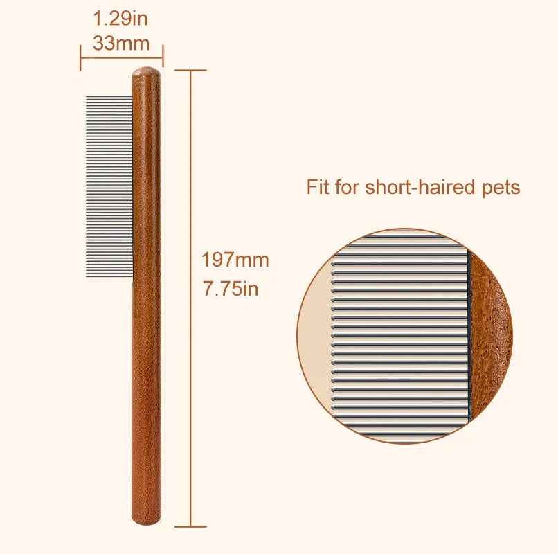 Pet Flea Comb Cat Dog Comb for Fleas Ticks Removal