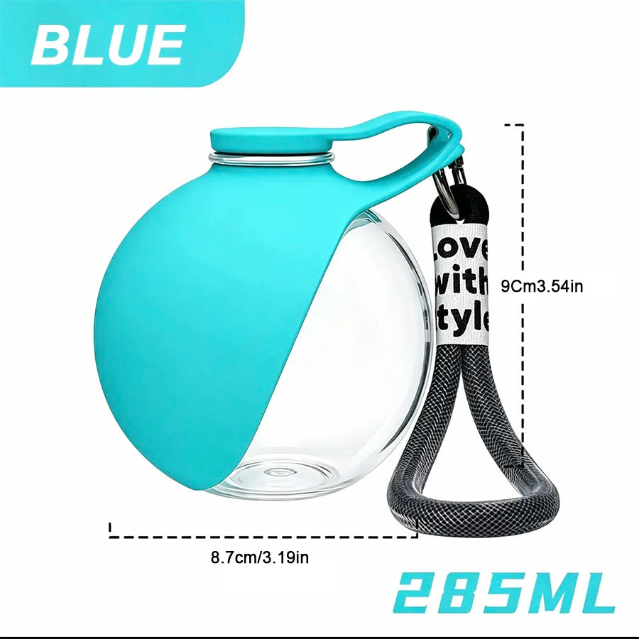 Dog and Cat Drinking Bowl, with Lanyard and Hook, Compact, Pet Feeder