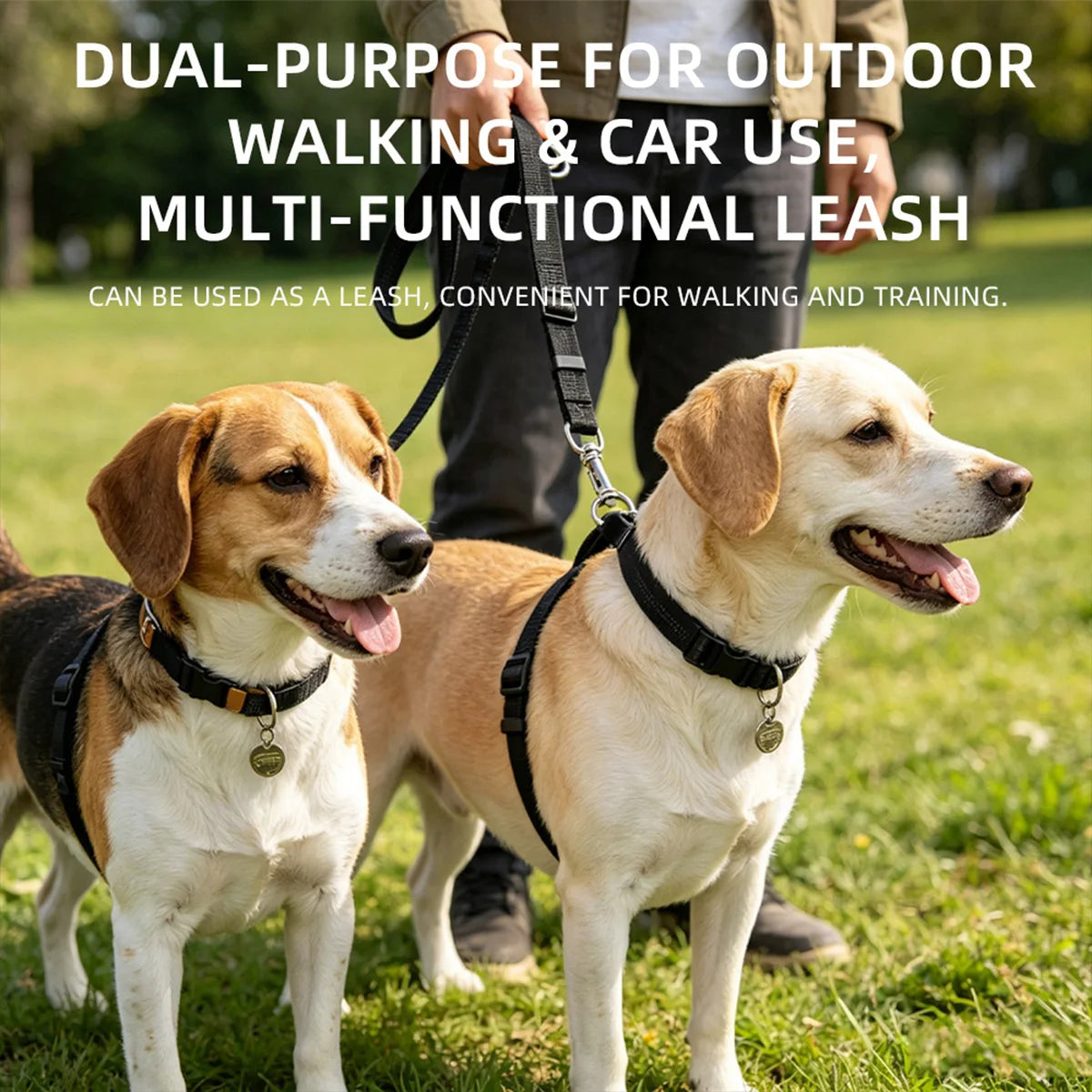 Pet Seat Vehicle Dog Harness Lead Clip Adjustable Pet Cat Dog Car