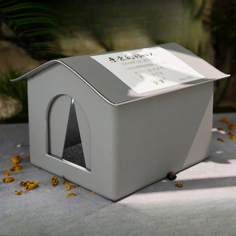 Stray Cat dog House Waterproof Outdoor Winter Warm Pet Cave Sleeping Beds
