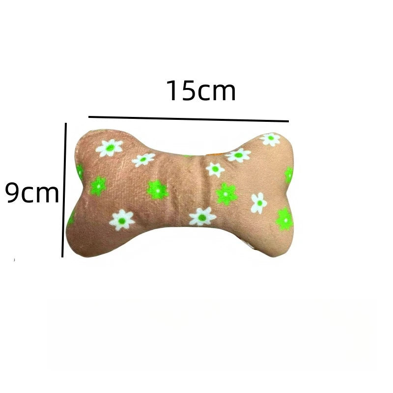 Dog Plush Toy Pet Squeaky Toy Dog Bite-Resistant Clean
