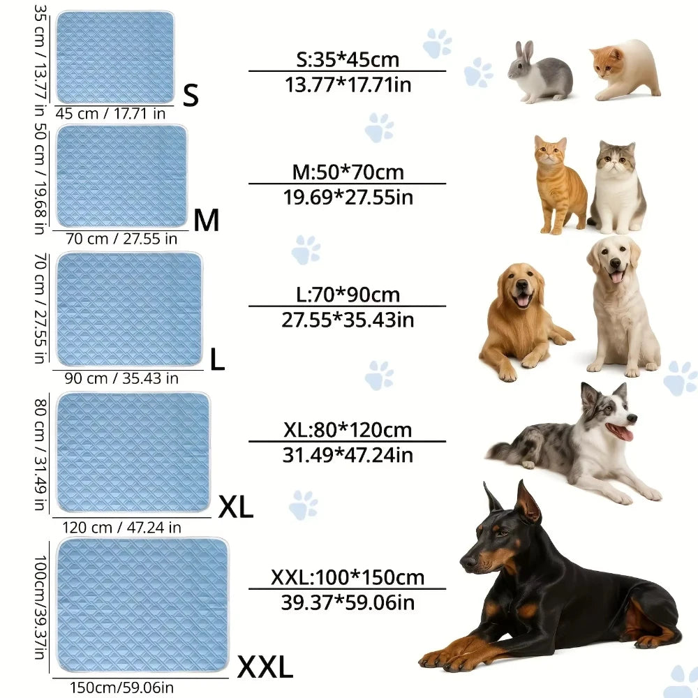 1PC A Pet Cooling Pad Ceiling Washable And Anti Slip Bottom
