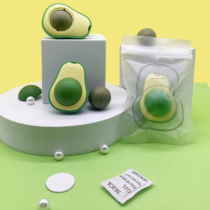 Avocado Cat Mint Multifunctional Catnip Toy 360 Rotating Self-healing Artifact Pet Supplies