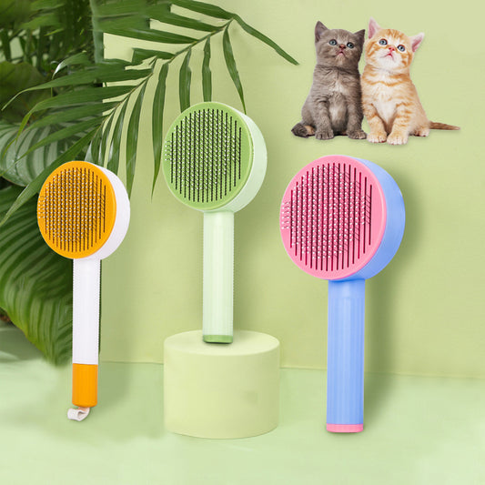 Pet Comb Curved Needle Massage Comb Cat Dog Hair Removal