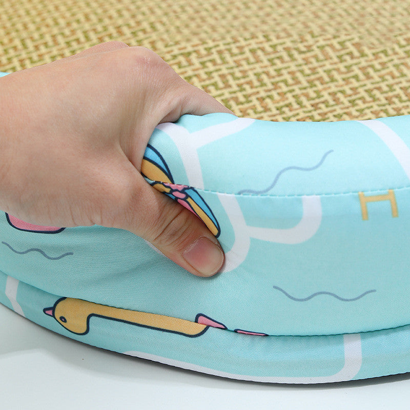 New Summer Cool Pet Sofa Beds Weaving Rattan Pillow