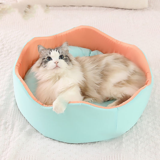 Ice Silk Nest Pet Dog Bed Breathable