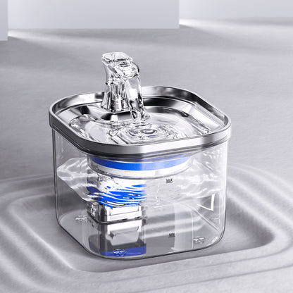 Pet Cat Dog Stainless Steel Automatic Circulation Water Dispenser