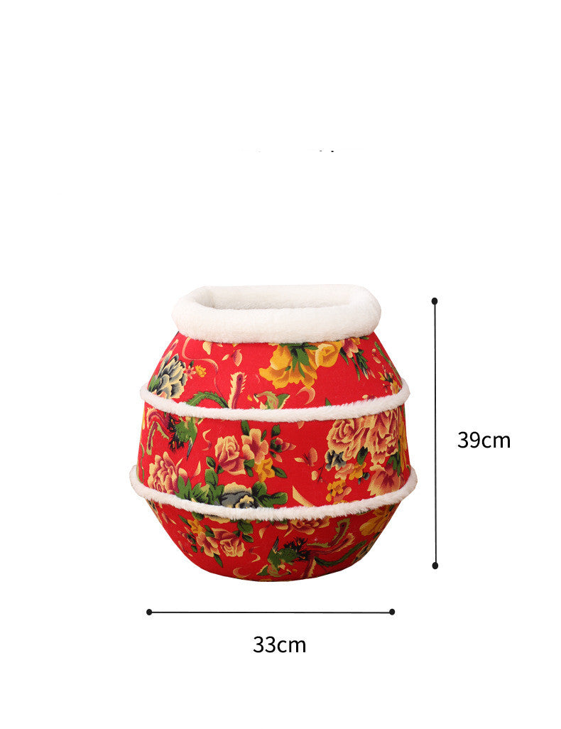 Honey Pot Cat Nest Cartoon Cat Bed House Cave Lounger