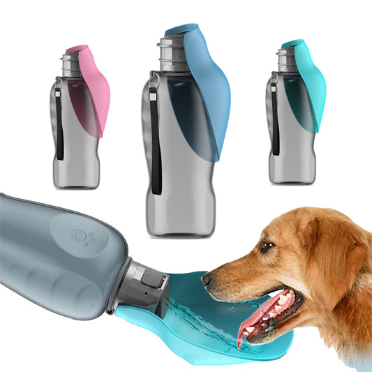 800ml Dogs Water Bottle Portable High Capacity Leakproof Pet