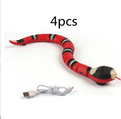 Smart Sensing Interactive Cat Toys Automatic Eletronic Snake Cat
