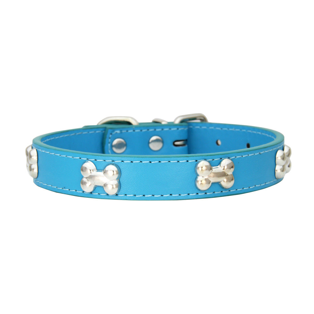New Product Pet Supplies Collar PU Leather Dog Leash Accessories