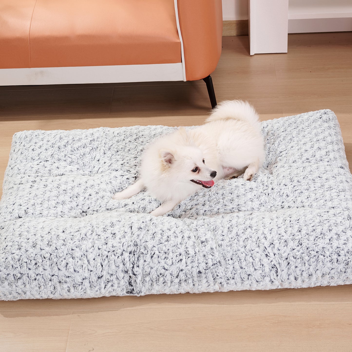 Dog Beds Thickened Rose Velvet Pet Kennel Bed Mat More Cotton Soft Fluffy Washable Dog Bed