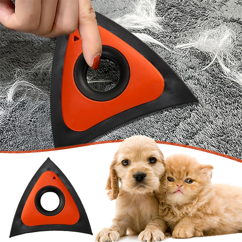 Triangle Electrostatic Dog Hair Cleaner Carpet Scraper