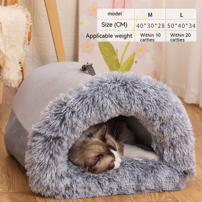 New Splice Portable Pet Nest Portable Autumn And Winter Warm Nest