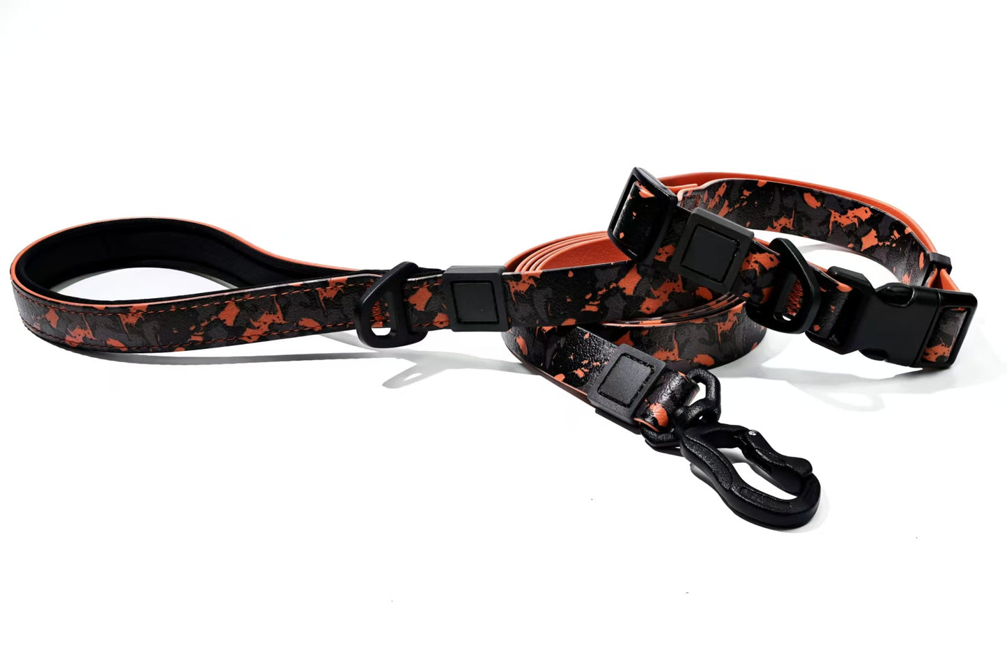UV Printing Camouflage Embossed Pet Leash Set