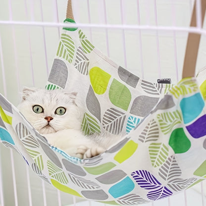 Pet Summer Cotton Hemp Cat Hammock Breathable Cage