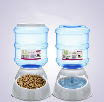 Cats Dogs Automatic Pet Feeder Drinking Water Fountains Large Capacity