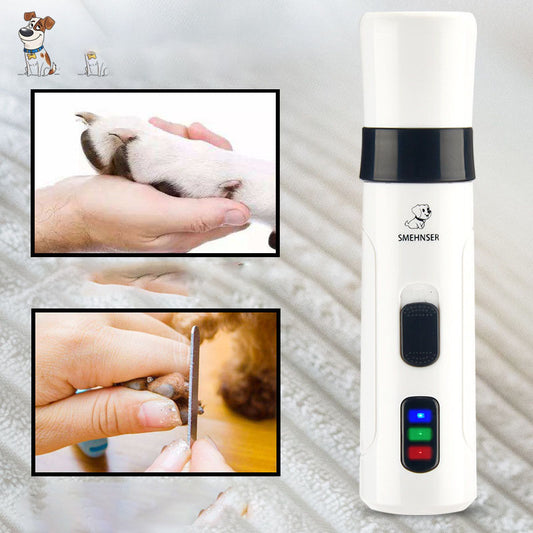 Pet Nail Polisher Electric Manicure Usb Charging Nail Clippers