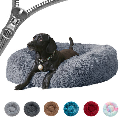 Donut Mand Dog Accessories For Large Dogs Cat's House Plush Pet Bed