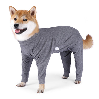 Fully Enclosed High Elastic Four-legged Dog Pajamas