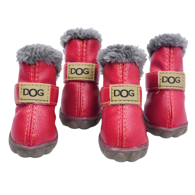 Dog Shoes Warm Snow Boots Waterproof