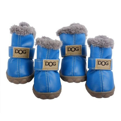 Dog Shoes Warm Snow Boots Waterproof