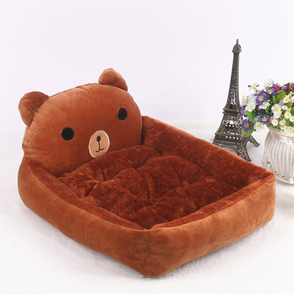 Cute Cartoon Pet Beds Bed Washable