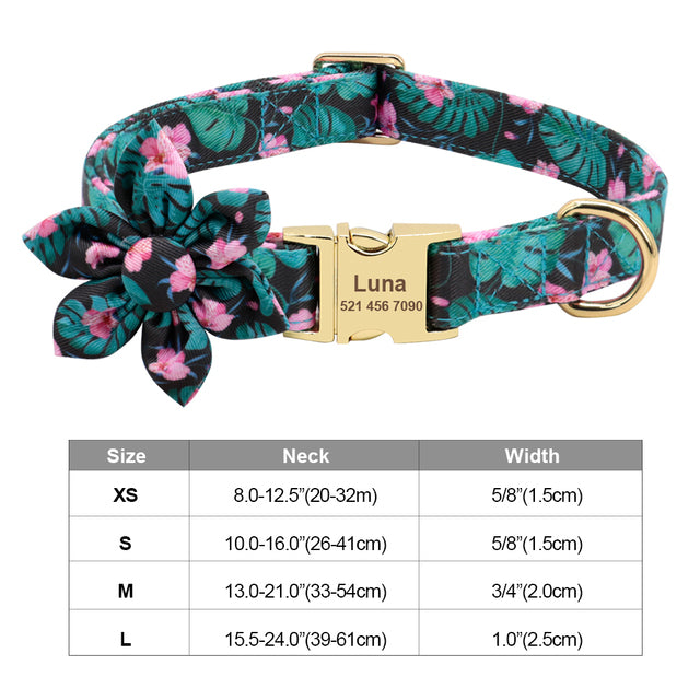 Dog Accessories Collar Custom Nameplate Collar