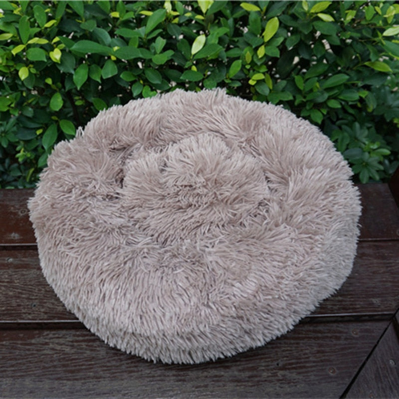 Dog Bed Round Washable Plush Mat Sleeping