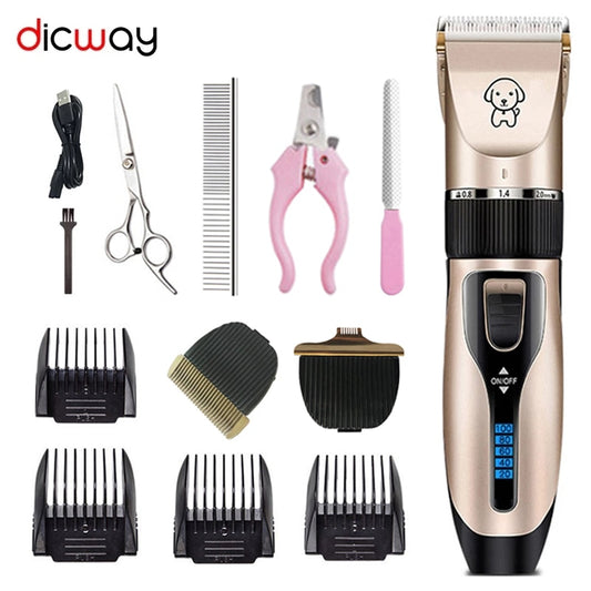 Dog Clippers Electric Pet Cats Hair Clipper Pet Grooming