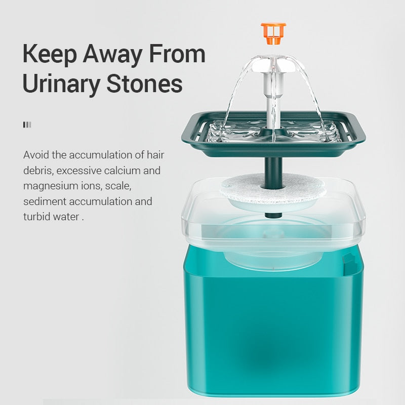 Automatic Cat Water Fountain Filter Indoor