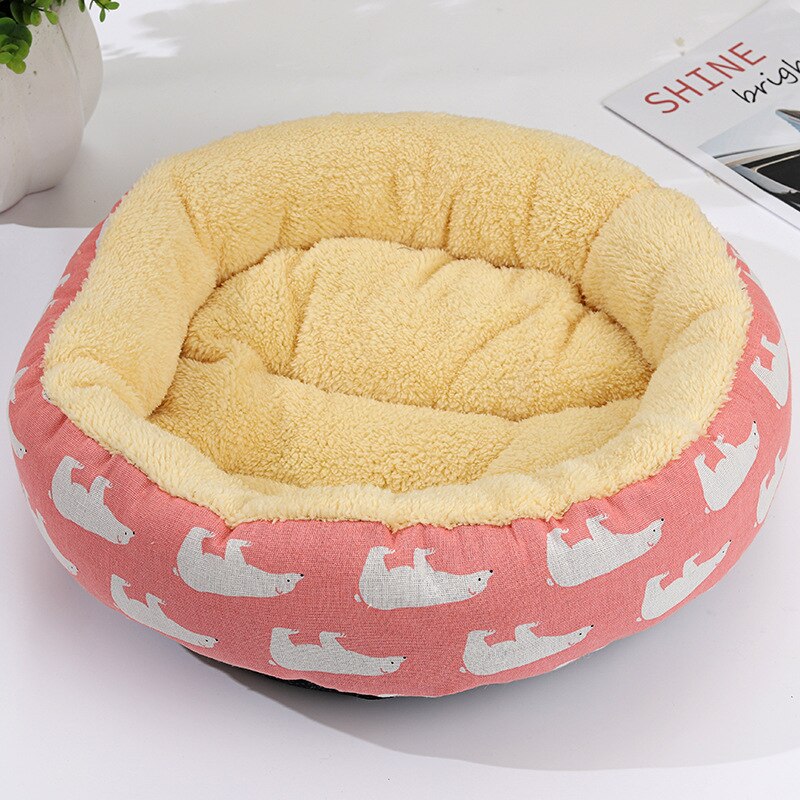 Round Pet Bed For Dogs cat house dog beds