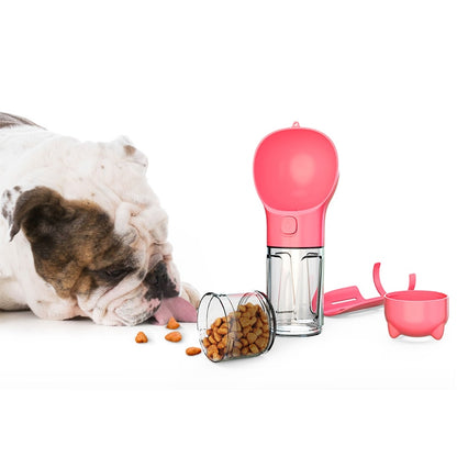 Pet Dog Water Bottle Feeder Bowl Portable