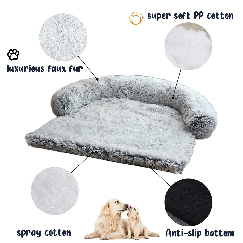 Best Warm and Soft Dog Bed Cover Blanket Sofa Sleep Cushion Pillow Couch