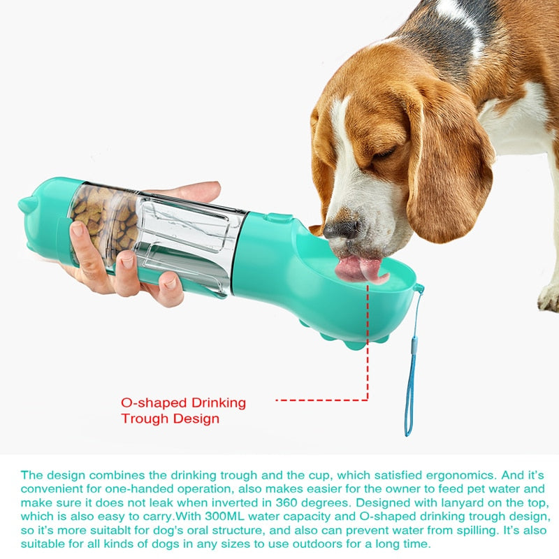 Dog Water Bottle 3 In 1 Dog Accessories Portable