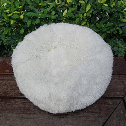 Dog Bed Round Washable Plush Mat Sleeping