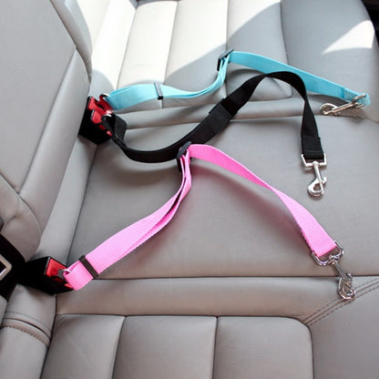 Pet Dog Leash Car Seat Belt  Adjustable Lead Leash