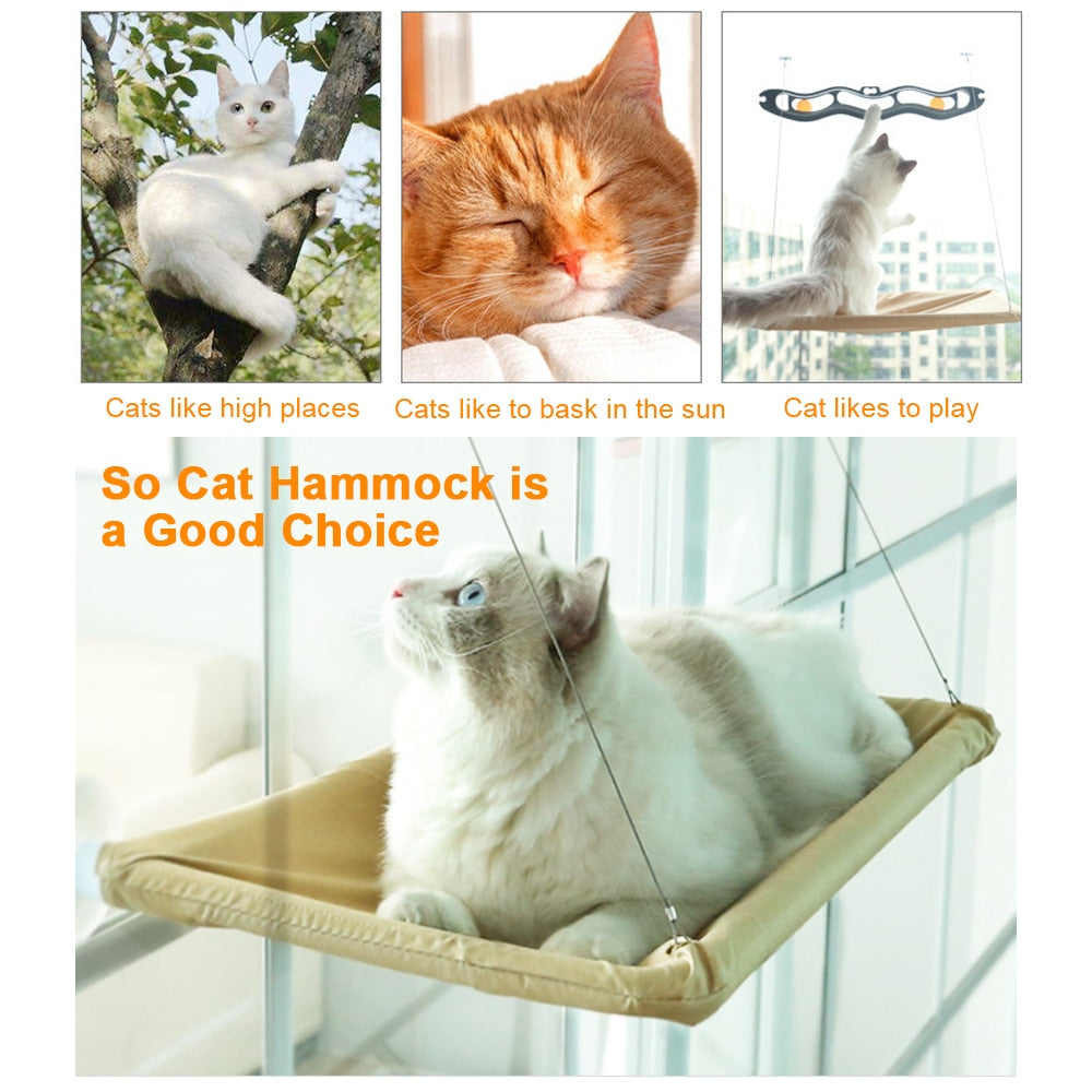 Best Cat Hanging Beds Comfortable and Durable Cat Nest Window Hammock