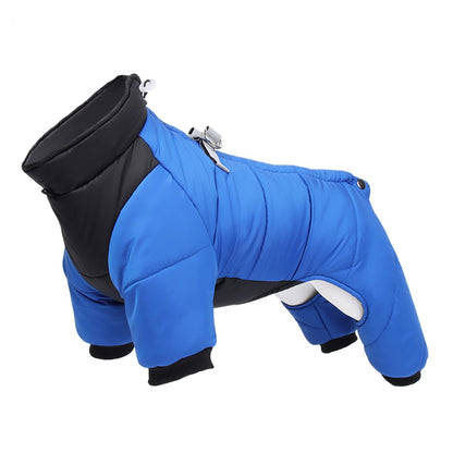 Winter Pet Dog Clothes Waterproof Dog Coat With D Ring