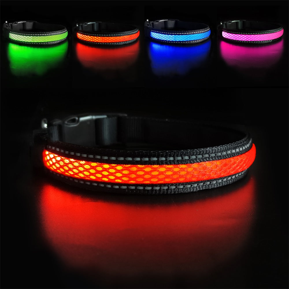 LED Dog Collar Luminous Products Safety Stylish