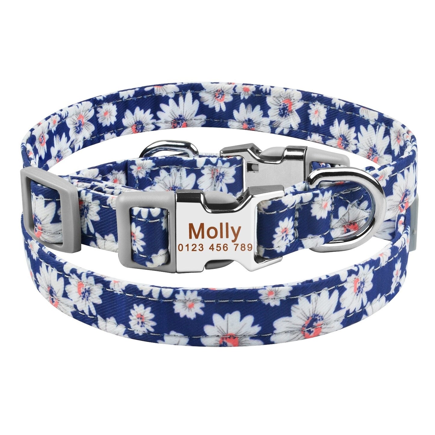 Dog Leash or Collars or a Set Leash and Collar Customised Dog Tag