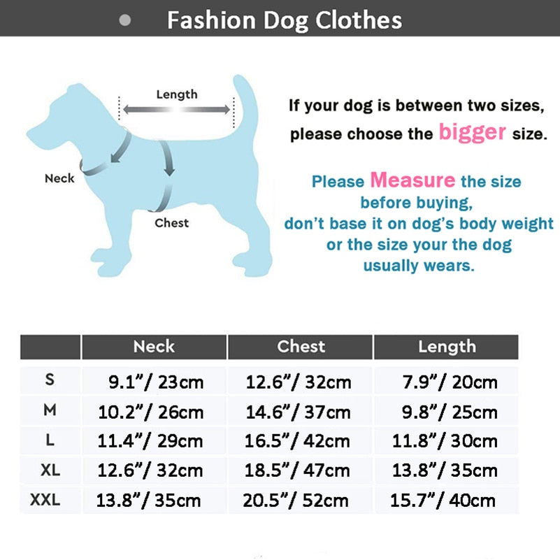 Winter Warm Dog Clothes for Dogs Cats Jumpsuit