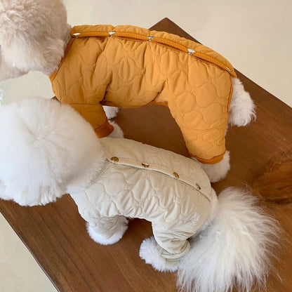 Dog Thickened Jumpsuit Pet Winter Clothing Cats And Dogs