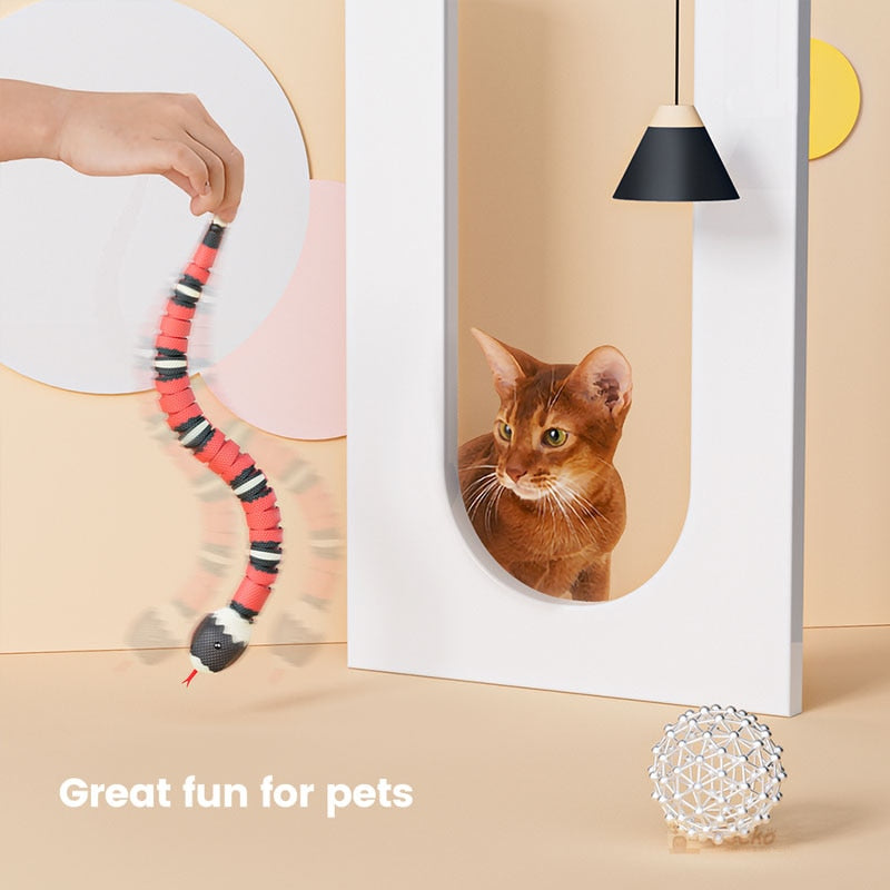 Smart Sensing Snake Cat Toys Electric Interactive Toys