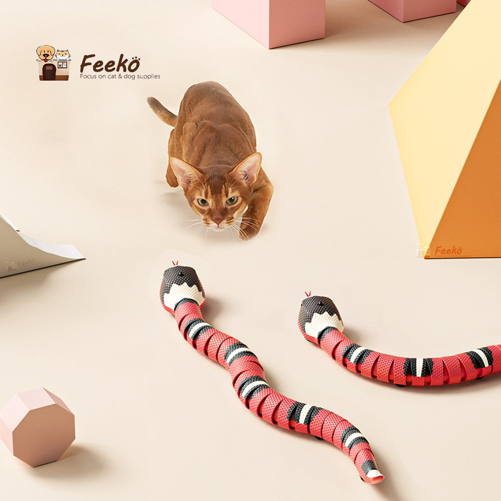 Snake Cat Toy Electronic Interactive Toys for Cats