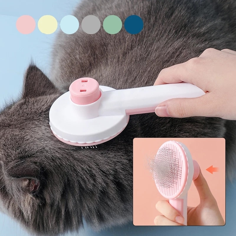 Pet Brush Dog Comb Self Cleaning Slicker Brush Pet Grooming