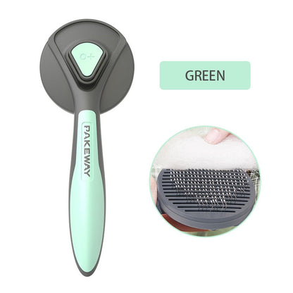 Best Dog Brush Cat Comb Hair Removes Self Cleaning Brush Needle Comb Pet Grooming