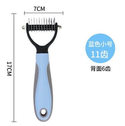 Best Dog Grooming Brush Comb  Shedding Hair Removal with Sharp Blades Pet Grooming