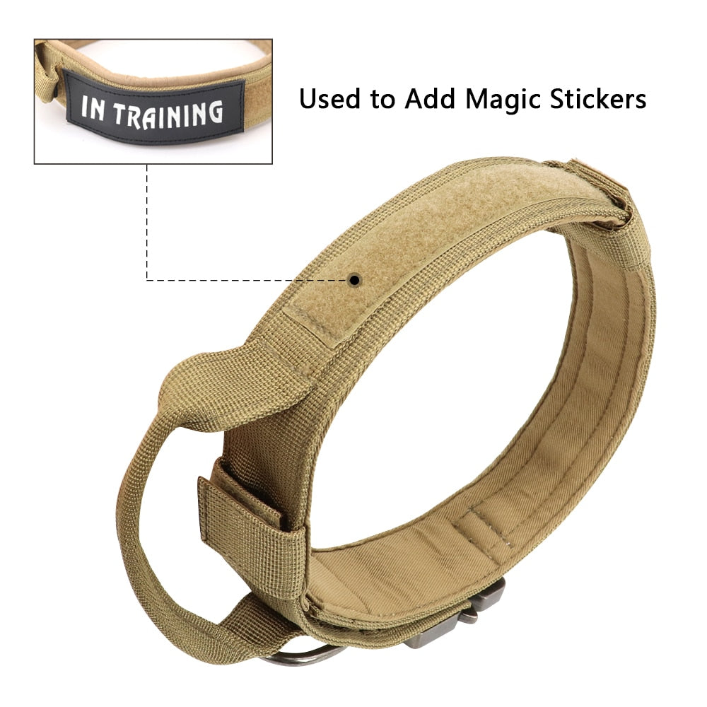 Tactical Dog Collar Military Adjustable Nylon